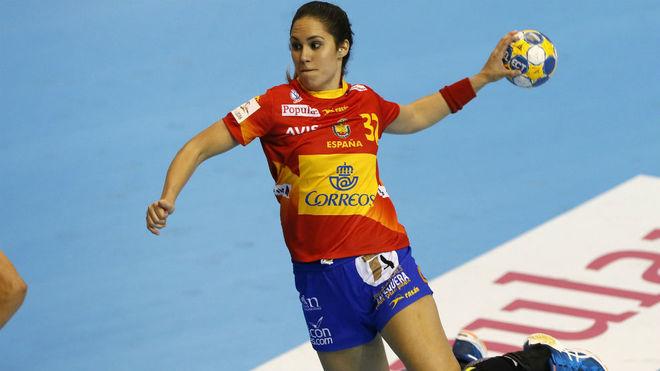 Mireya González, jugadora leonesa de balonmano femenino y miembro de las guerreras.