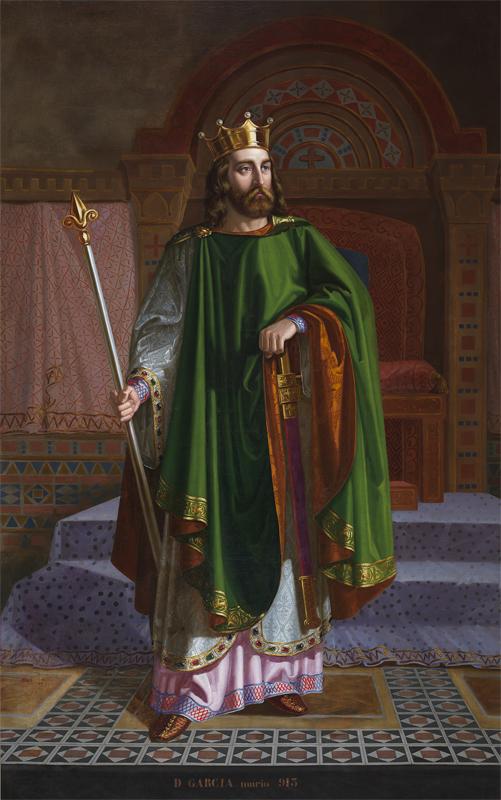 García I, primer rey del Reino de León tras la división del Reino de Asturias en el año 910