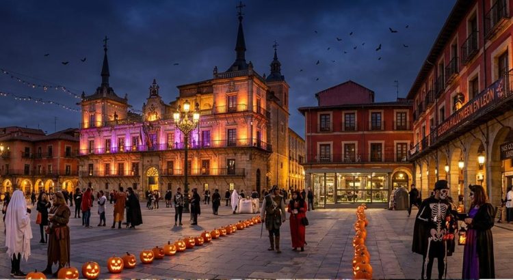Guía completa de turismo y ocio para celebrar Halloween en León con festival Hallowindie, fiesta universitaria, cenas con misterio, magosto y gastronomía típica de otoño