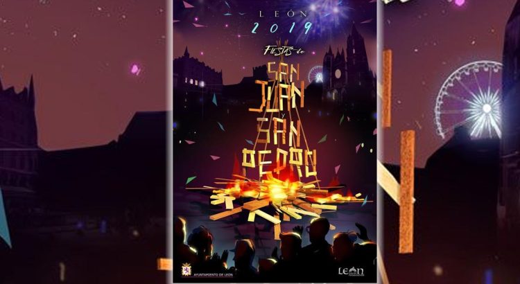 Cartel y programa oficial con los conciertos y actividades de las Fiestas de San Juan y San Pedro de León 2019