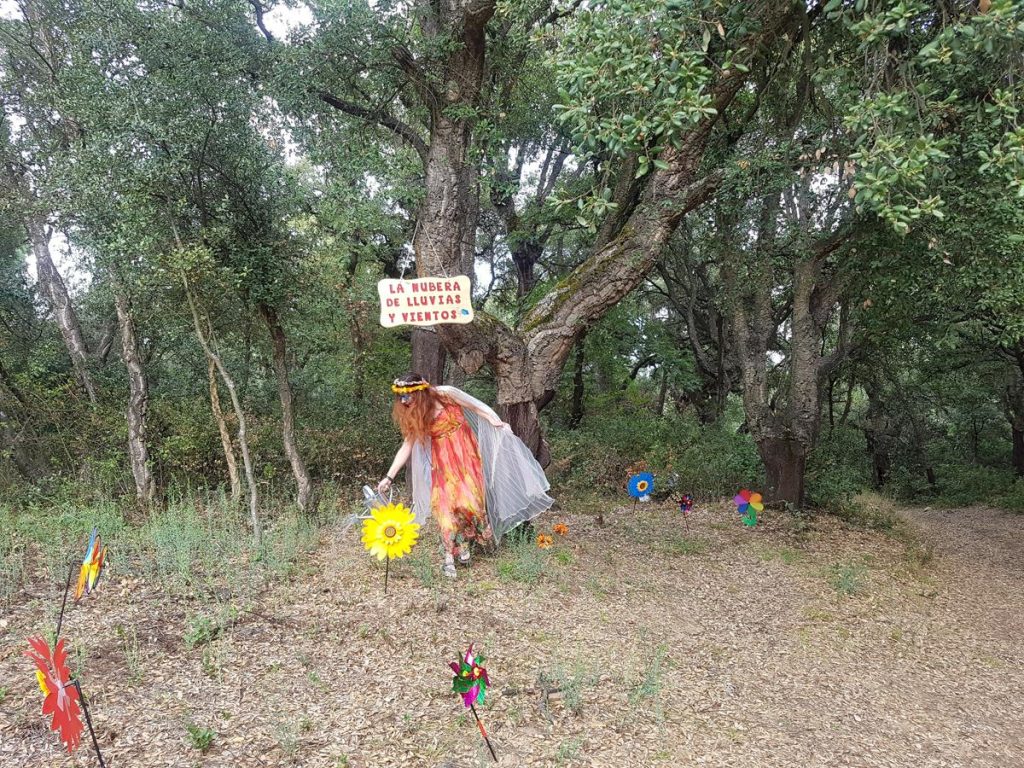 El hada Nubera de lluvias y vientos en la senda encantada de Cobrana